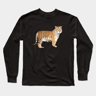 Side View Tiger Long Sleeve T-Shirt